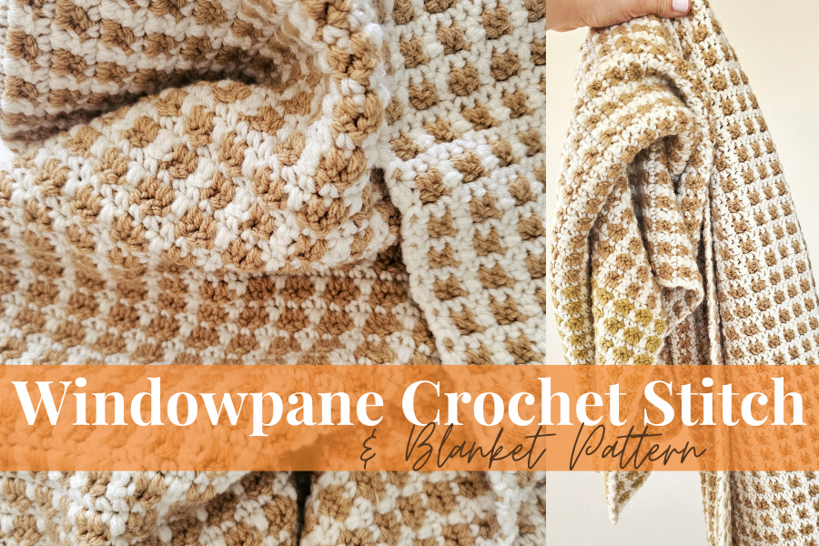 Crochet Windowpane Stitch