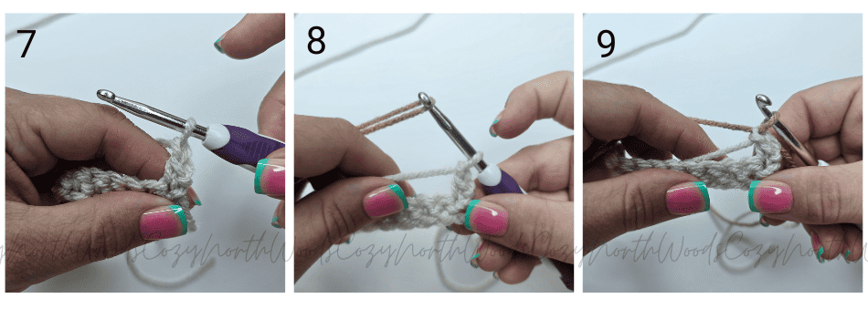 windowpane crochet stitch tutorial