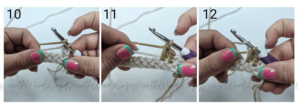 windowpane crochet stitch tutorial