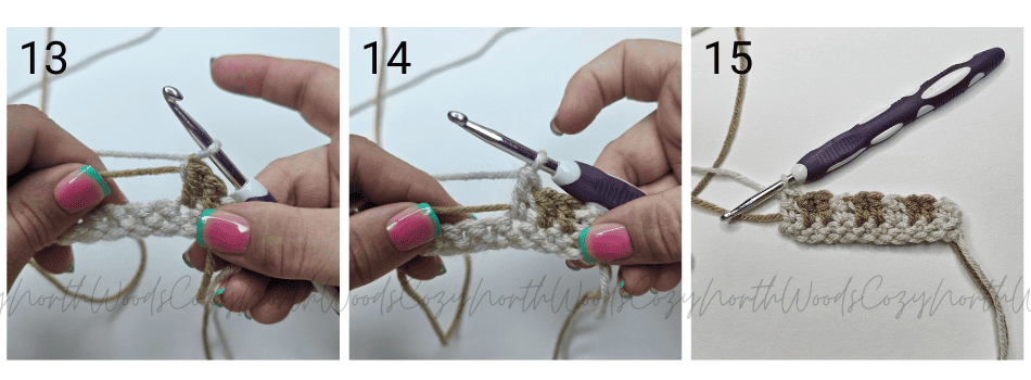 windowpane crochet stitch tutorial