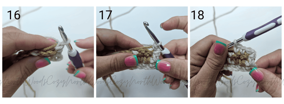 windowpane crochet stitch tutorial