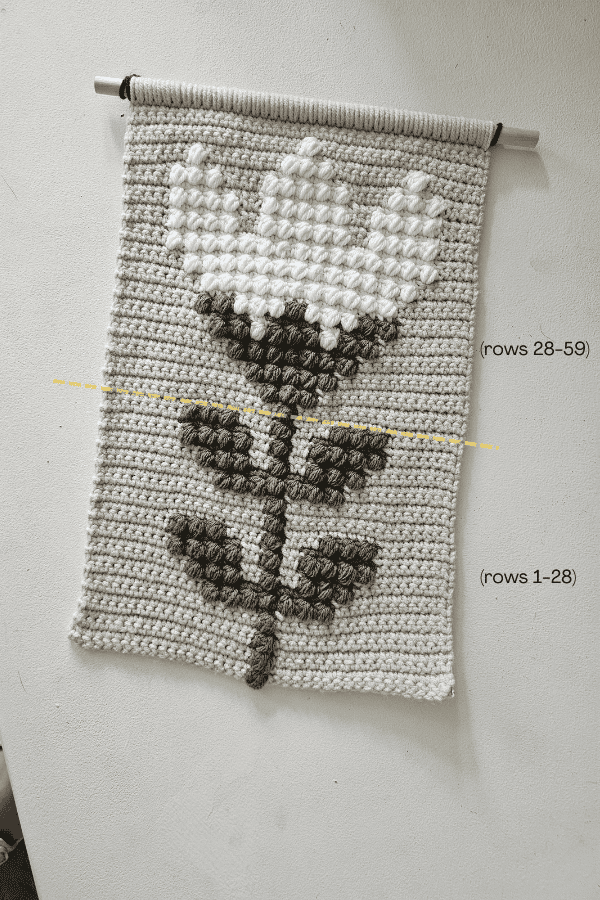 crochet wall hanging