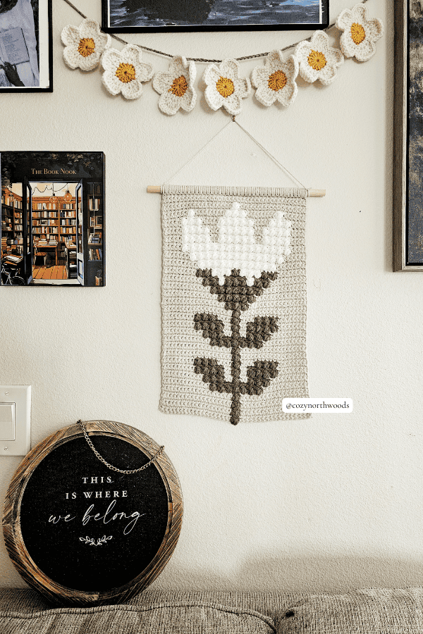 crochet wall hanging