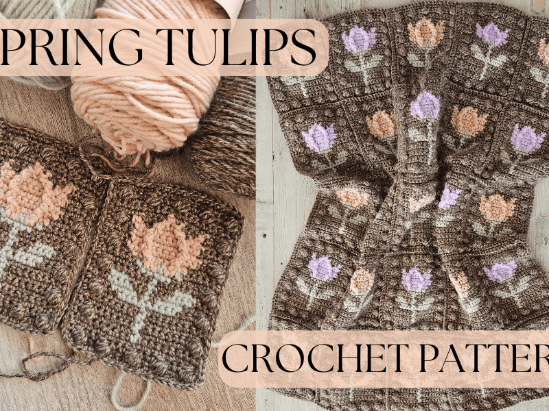 Tulip Blanket Crochet Pattern