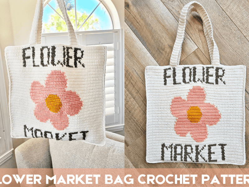 Flower Market Bag Crochet Pattern