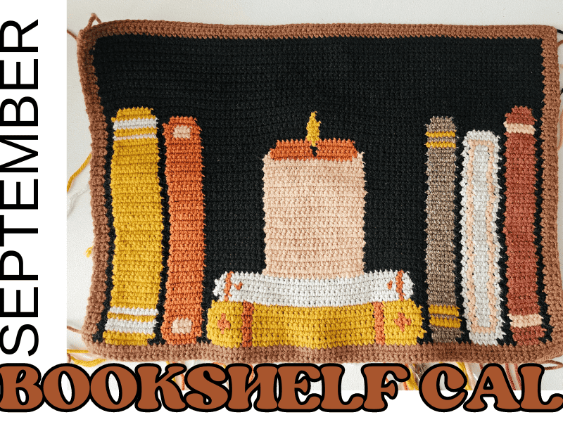 Bookshelf Blanket Crochet Along: September