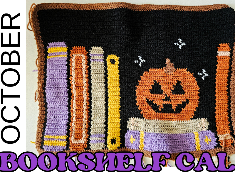 Bookshelf Blanket Crochet Along: October